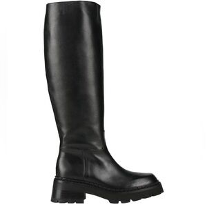BY FAR Russel Black Leather Tall Boots